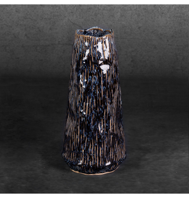 Váza ALDA 02 granátová / béžová