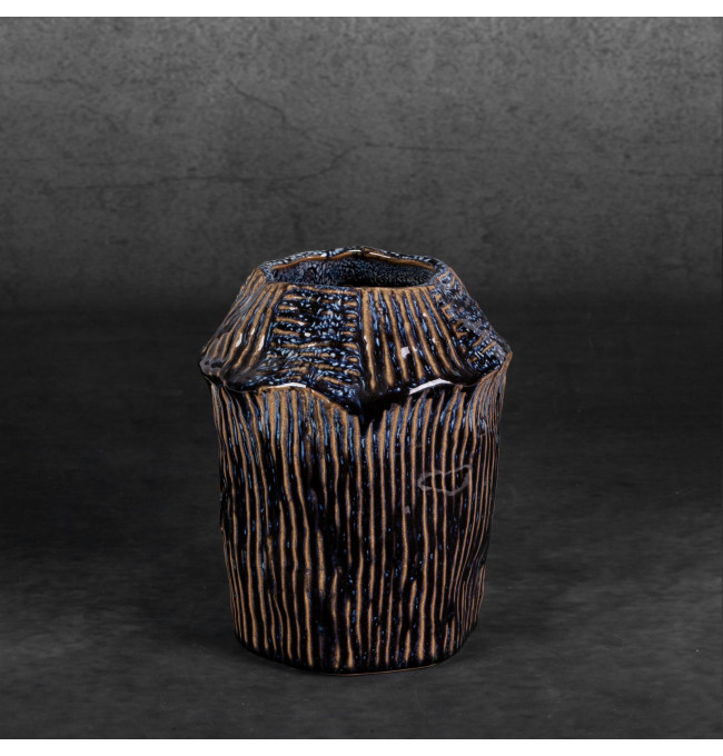 Váza ALDA 06 granátová / béžová