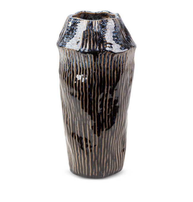 Váza ALDA 07 granátová / béžová