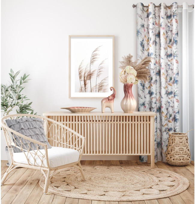 Váza EVITA 02 krémová / růžová