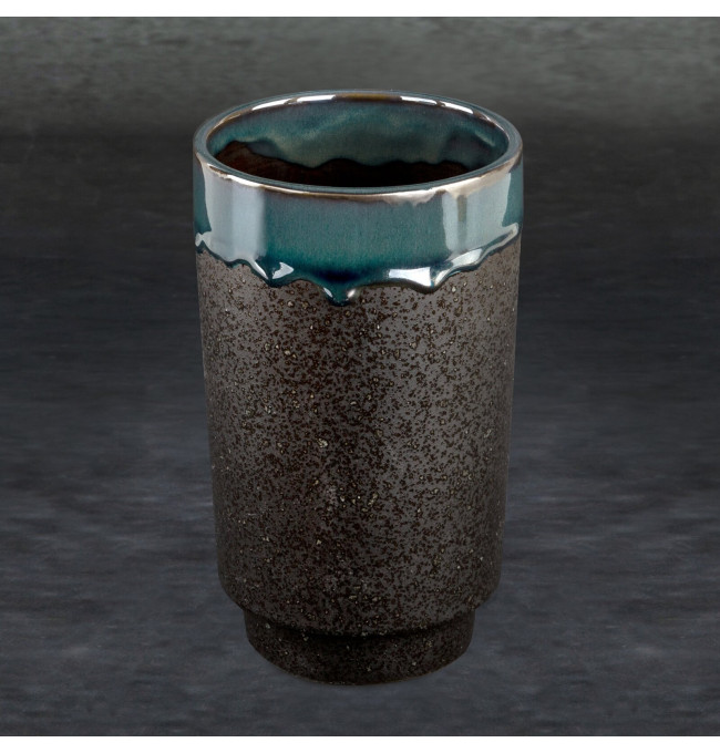 Váza HANI 02 zelená / černá