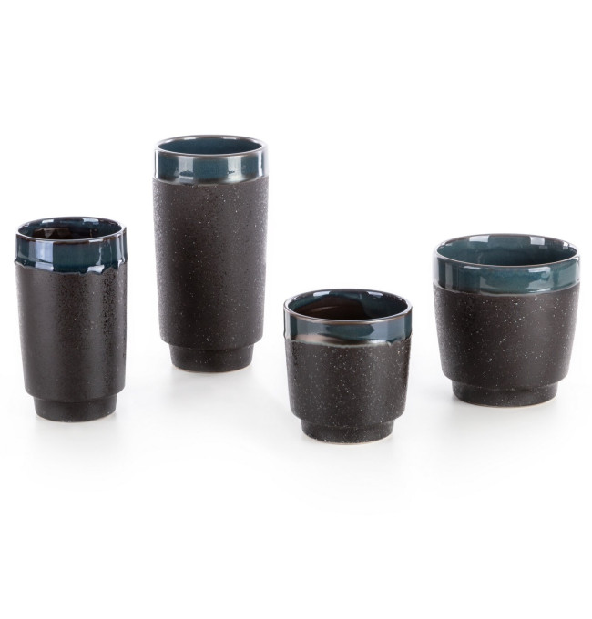 Váza HANI 02 zelená / černá