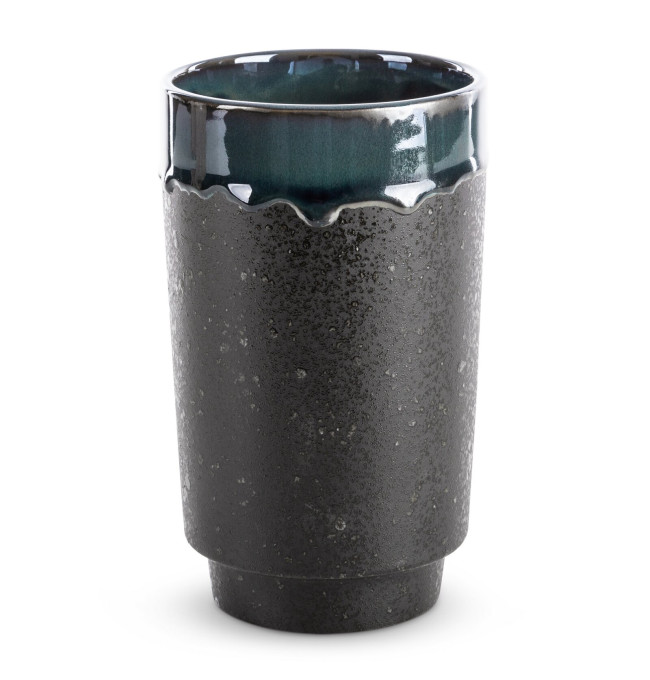 Váza HANI 02 zelená / černá