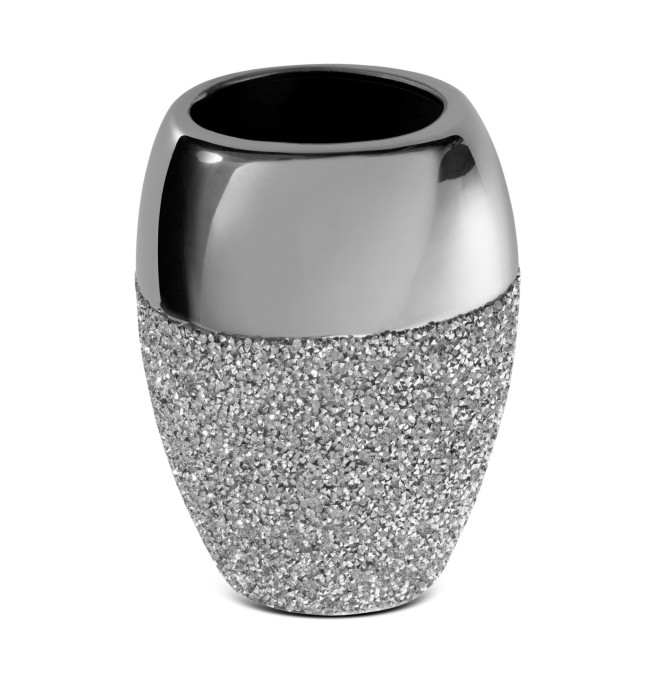 Váza PALMERA 01 stříbrná