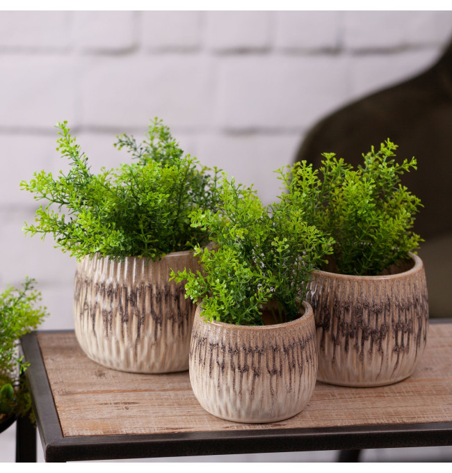 Váza ROSINA 02 krémová