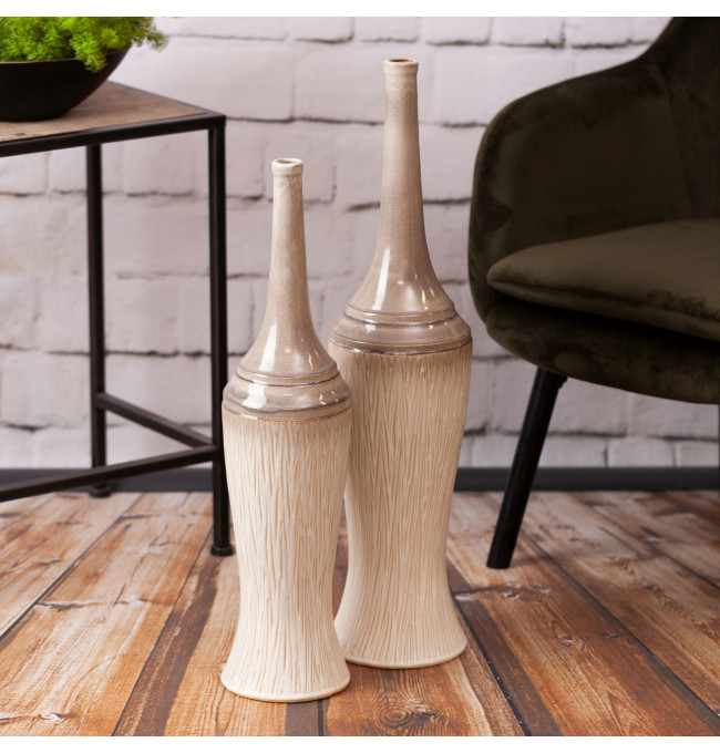 Váza ROSINA 02 krémová