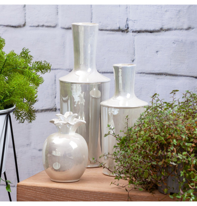 Váza SIMONA3 02 perlová