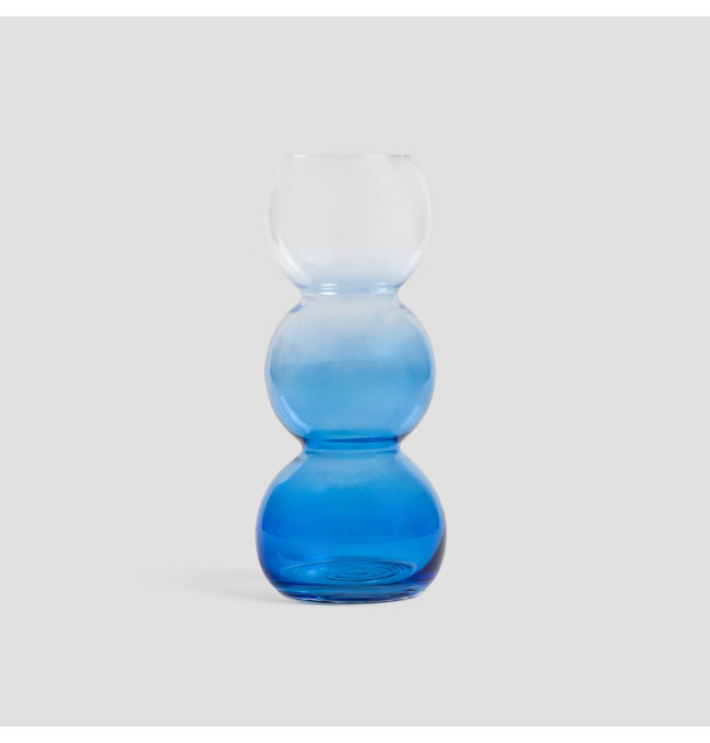 Váza VAZIA průsvitná / modrá 726804