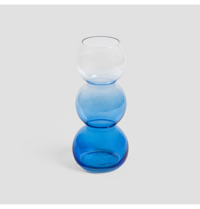 Váza VAZIA průsvitná / modrá 726804