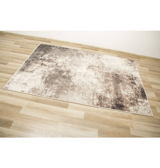 Koberec Dywilan Raw 10 Silver krémový / antracitový / fialový