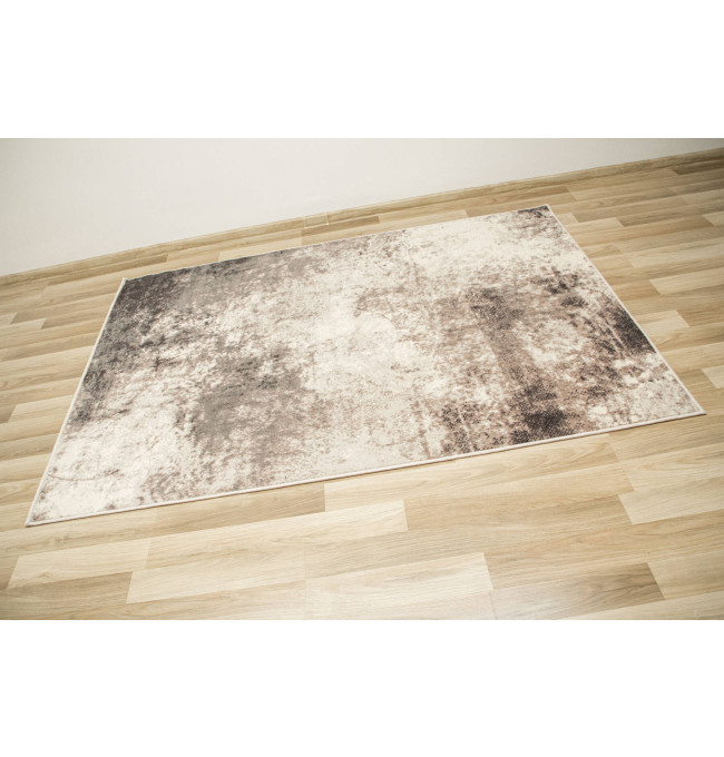 Koberec Dywilan Raw 10 Silver krémový / antracitový / fialový