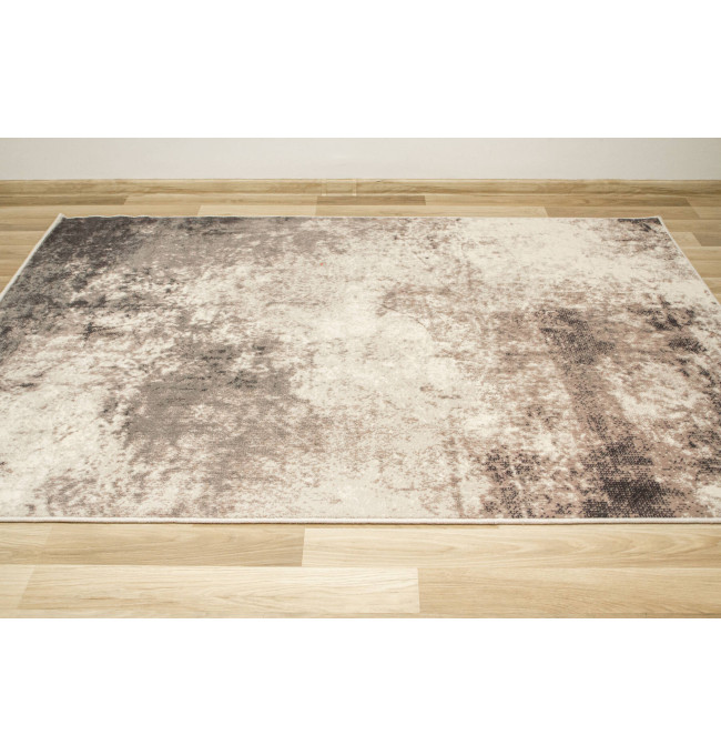 Koberec Dywilan Raw 10 Silver krémový / antracitový / fialový