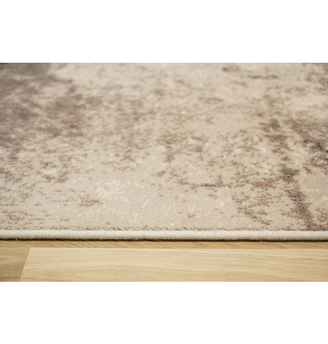 Koberec Dywilan Raw 10 Silver krémový / antracitový / fialový