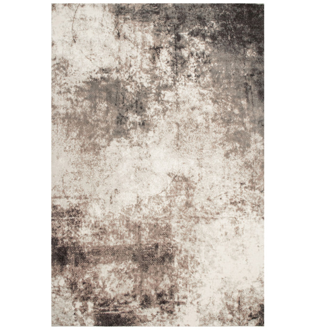 Koberec Dywilan Raw 10 Silver krémový / antracitový / fialový