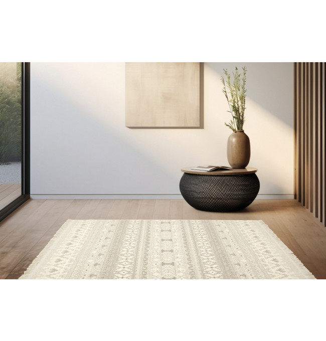 Koberec Tempo Natural-F Poncho Etno světle šedý