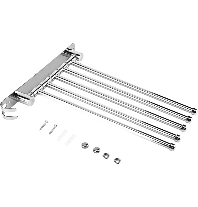 Věšák na ručníky ONTI chromový