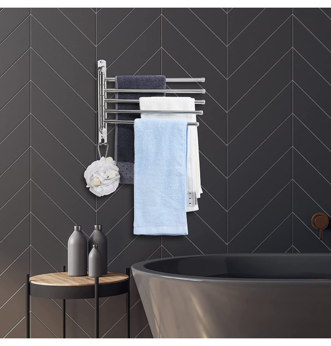 Věšák na ručníky ONTI chromový