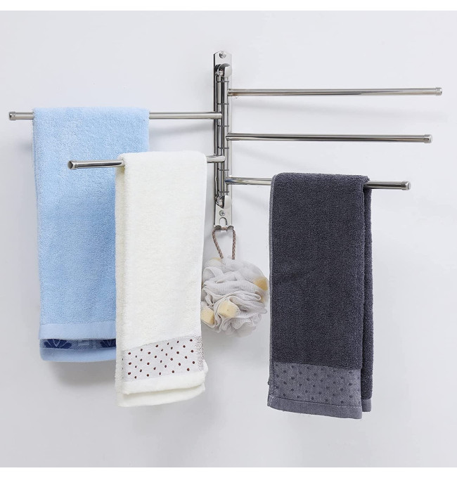 Věšák na ručníky ONTI chromový
