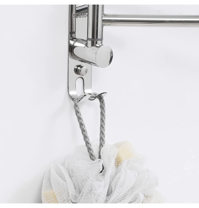 Věšák na ručníky ONTI chromový