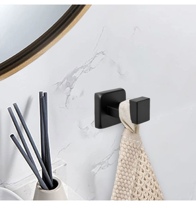 Koupelnový věšák SALUS černý