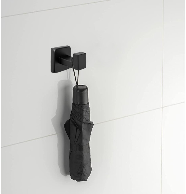 Koupelnový věšák SALUS černý