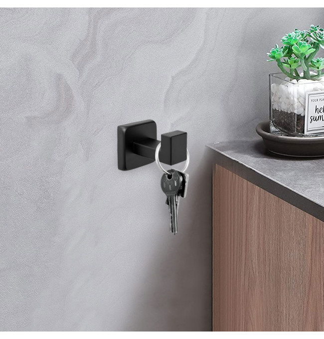 Koupelnový věšák SALUS černý