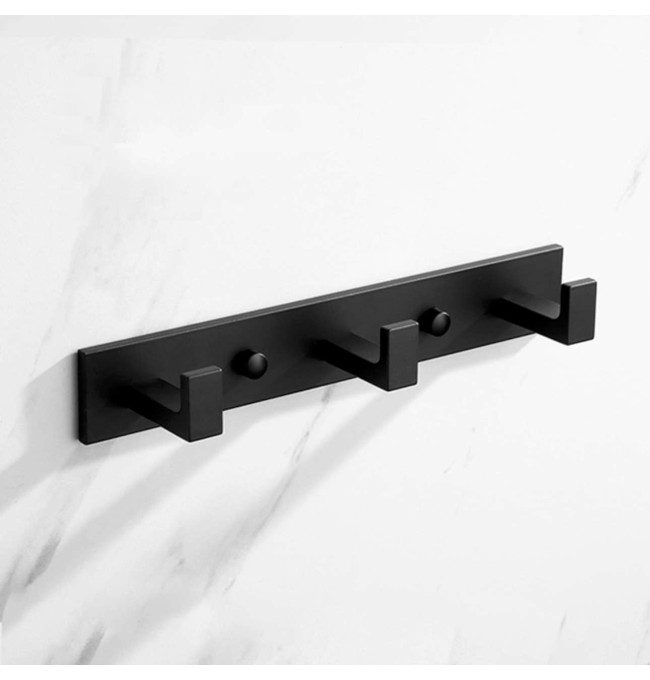 Koupelnový věšák TRIO Loft černý