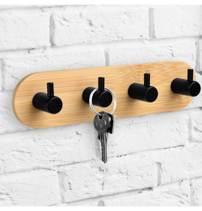 Koupelnový věšák KENDAR 4 háčky