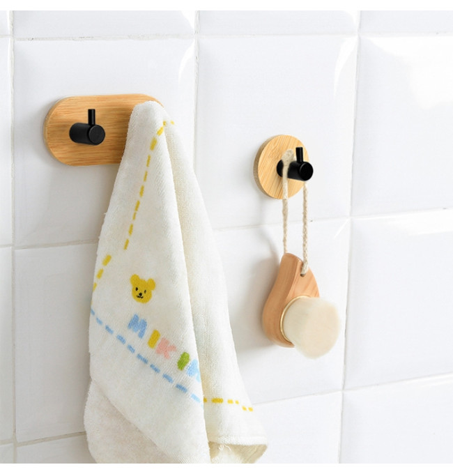 Koupelnový věšák KENDAR 2 háčky