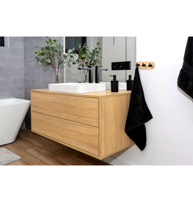 Koupelnový věšák KENDAR 3 háčky