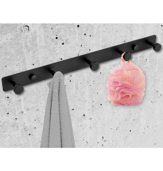 Koupelnový věšák TANGER Loft černý