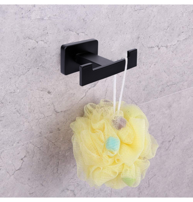 Koupelnový věšák ARGOS černý