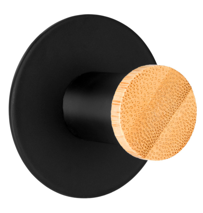 Sada dvou koupelnových věšáků KOVIR černá (2 ks)