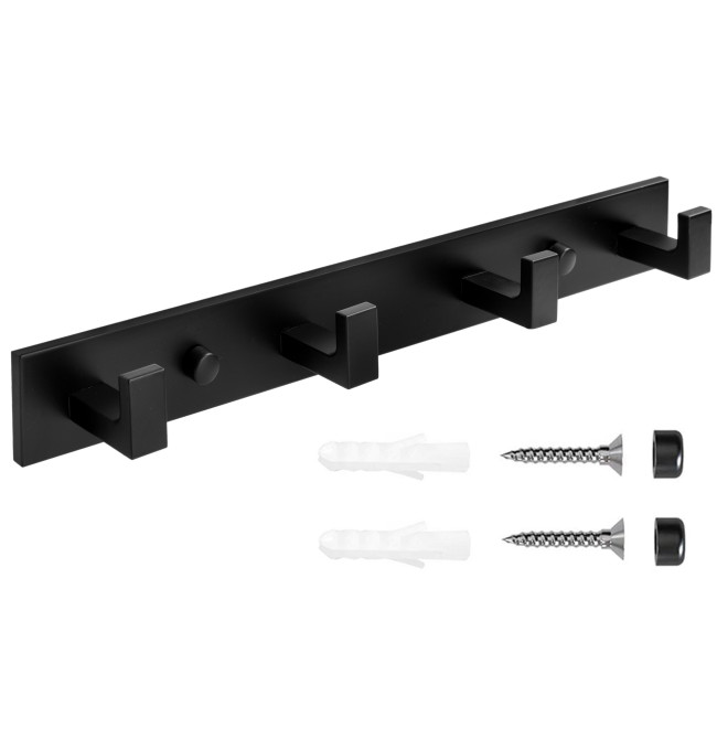 Koupelnový věšák TESSERA černý