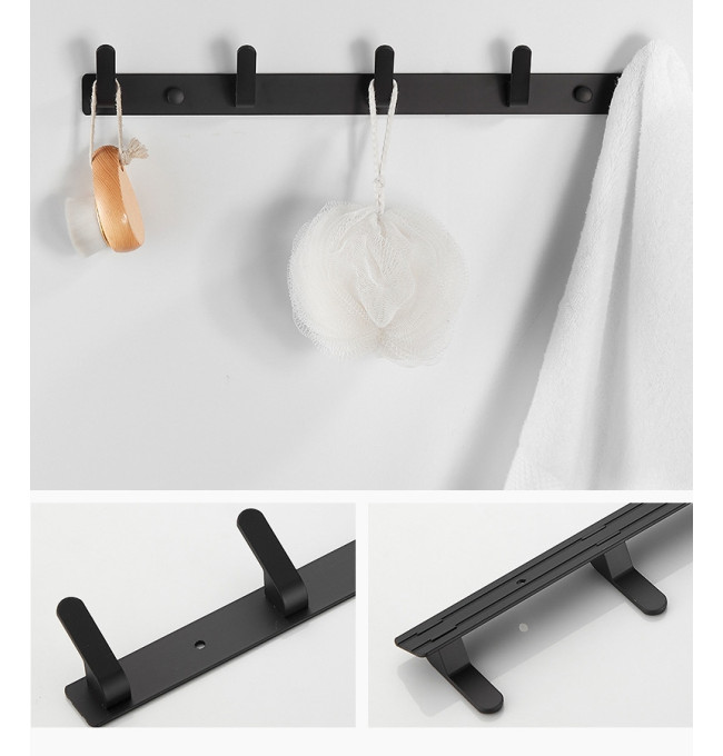 Koupelnový věšák FEZ černý