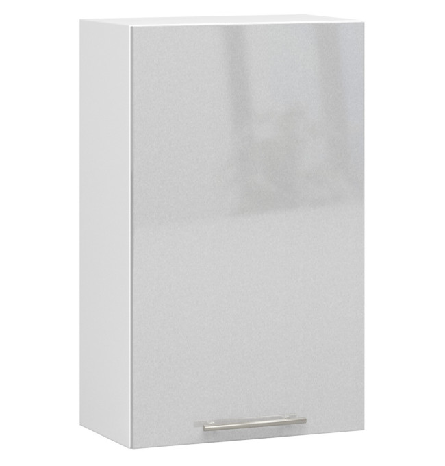 Horní kuchyňská skříňka OLIWIA W 50 H720 bílá / metalická, lesk