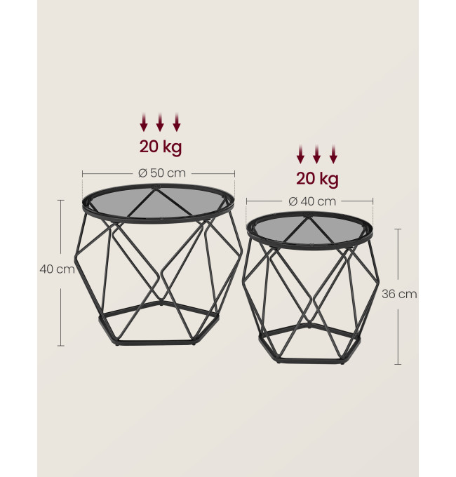 Set konferenčních stolků LGT040B03