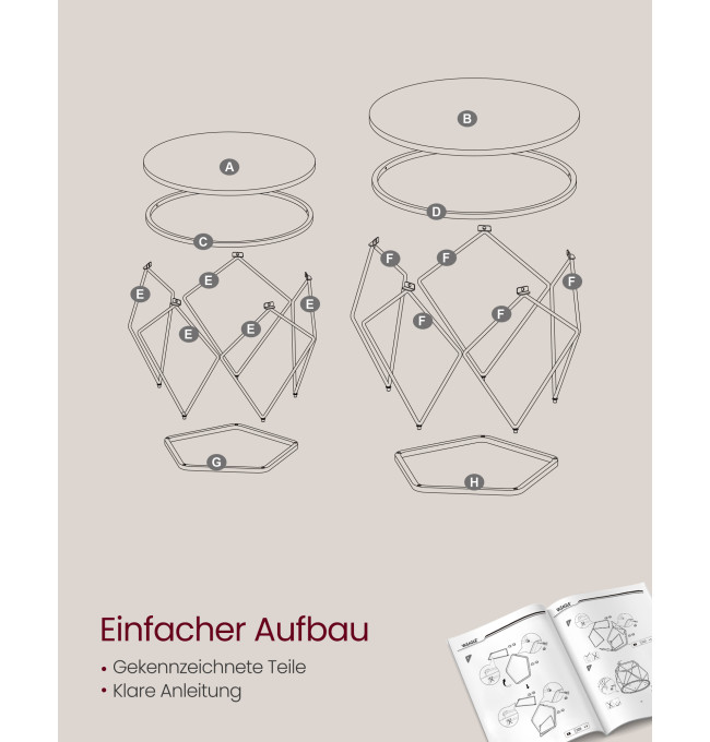 Set konferenčních stolků LGT040W01