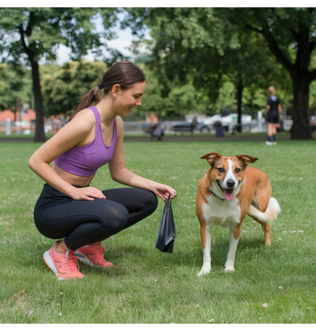 Pouzdro na sáčky pro psy BUSTER s rolkami (70 ks)