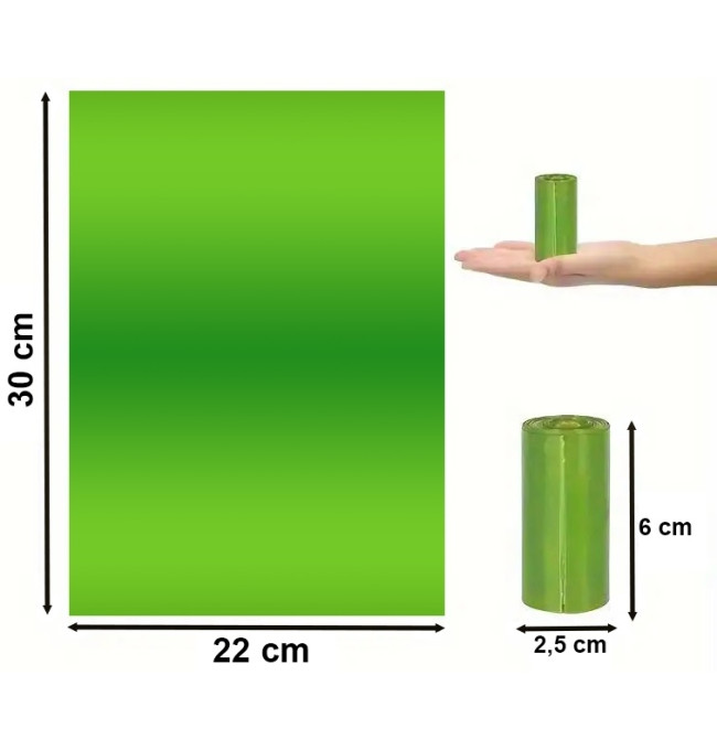 Pouzdro na sáčky pro psy GIZMO s rolkami (20 ks)