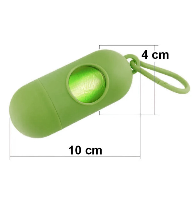 Pouzdro na sáčky pro psy GIZMO s rolkami (20 ks)