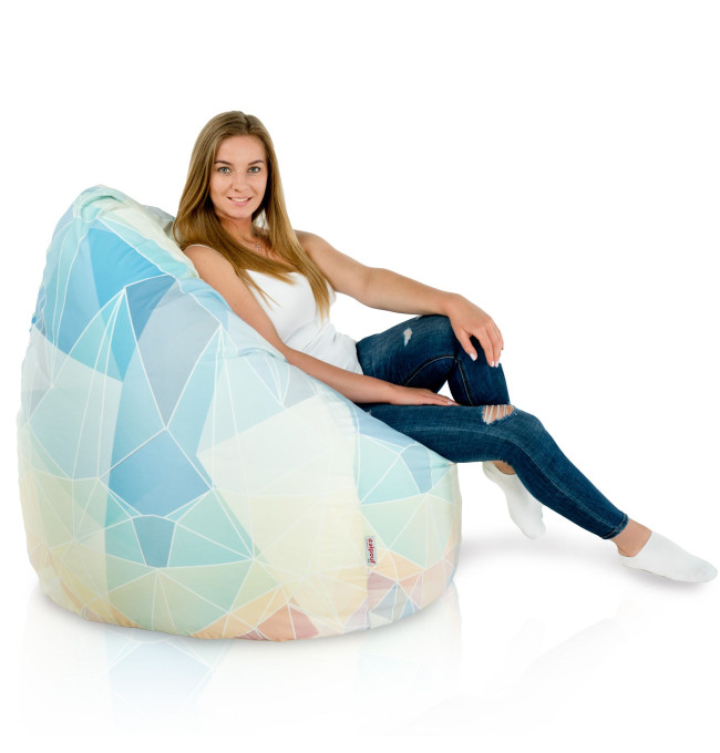 Sedací vak SAKO Abstract Pastel