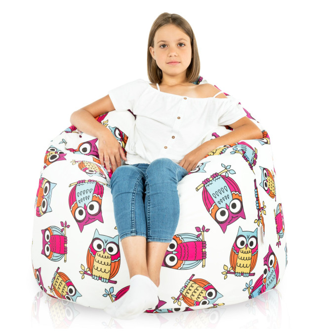 Sedací vak pro děti SAKO sovy
