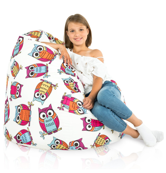 Sedací vak pro děti SAKO sovy