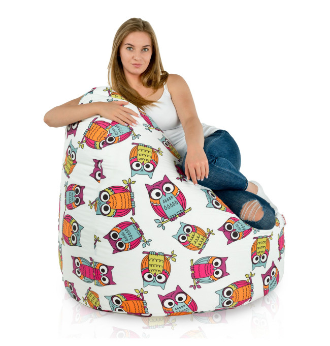 Sedací vak pro děti SAKO sovy