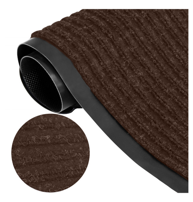 Sada rohožek SEILA hnědá 40x60 cm (2 ks)