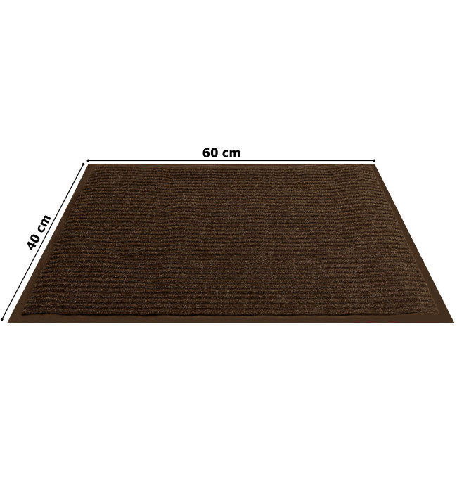Sada rohožek SEILA hnědá 40x60 cm (2 ks)