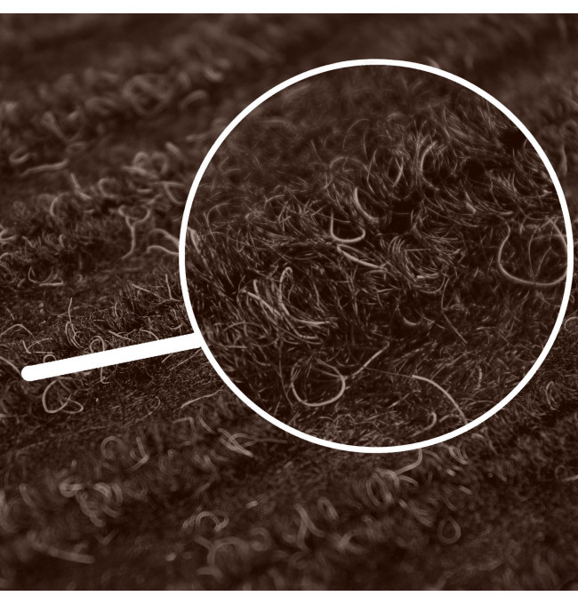 Sada rohožek SEILA hnědá 40x60 cm (2 ks)