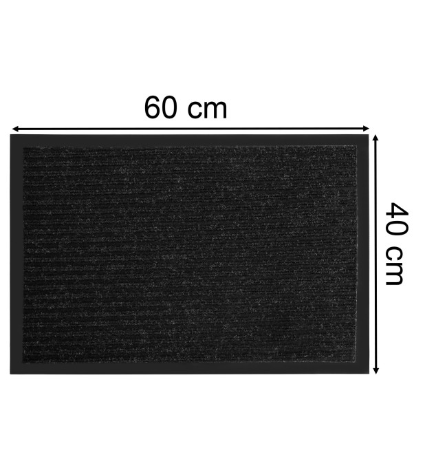 Sada rohožek SEILA černá 40x60 cm (2 ks)