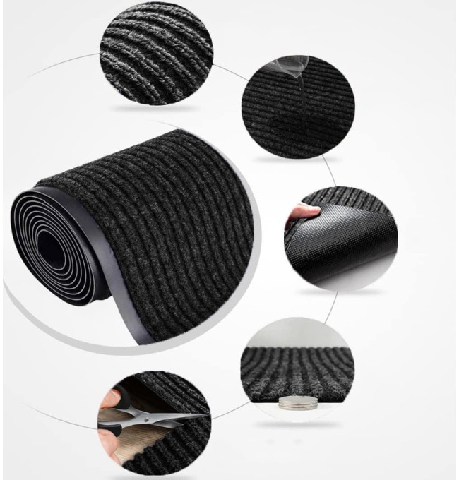 Sada rohožek SEILA černá 40x60 cm (2 ks)